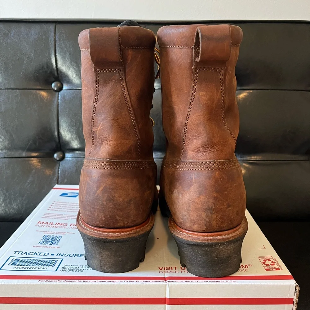 Red Wing 616 LoggerMax 9” Waterproof Soft Toe Boots Men’s Sz‎ 9
